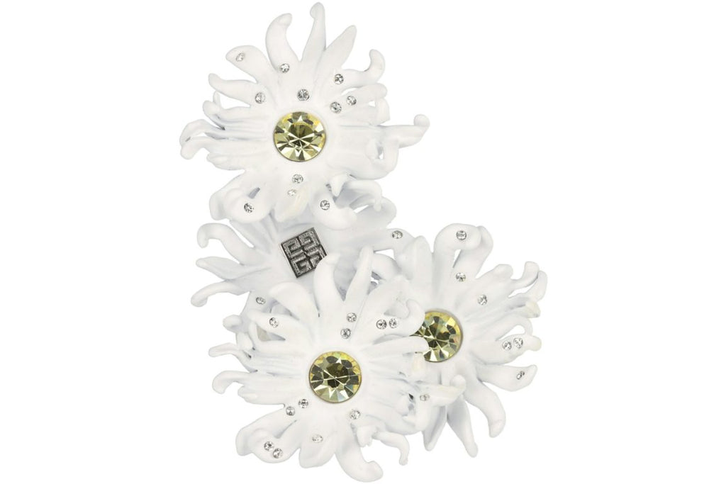 Givenchy Daisy Pendant Ear Crawler White