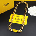18K Fendi Chain Necklace